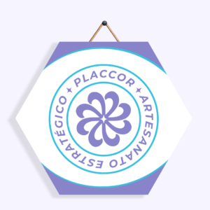 Placa de Logo Personalizada Hexagonal de Parede | Decoração para Empresa, Loja ou Marca